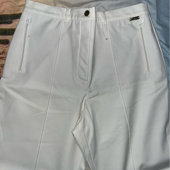 Vintage ST JOHN SPORT by Marie Gray White Woman’s Pants 🌵14 - Picture 8 of 10